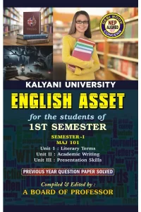 English Asset for the students of 1st semester Kalyani University