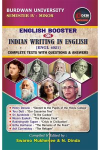 ENGLISH BOOSTER ON INDIAN WRITING IN ENGLISH